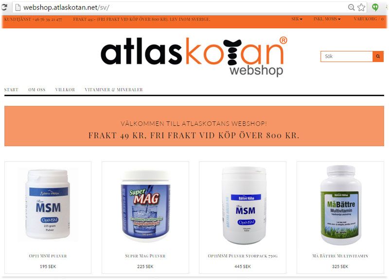 Atlaskotan Webshop